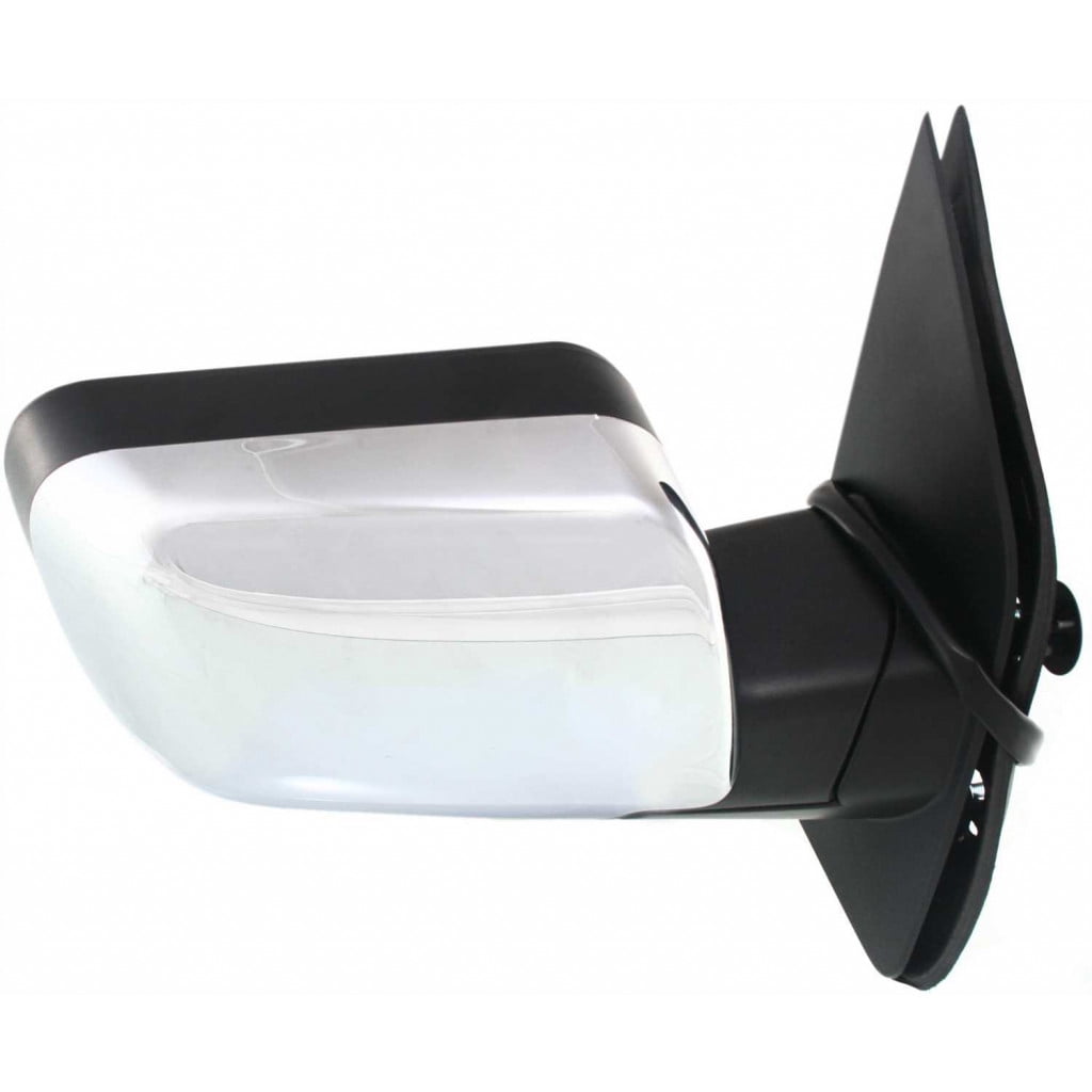 Mirror Compatible With 2004-2010 Nissan Titan 2004-2007 Infiniti QX56 Right Passenger Side Heated Chrome Kool-Vue