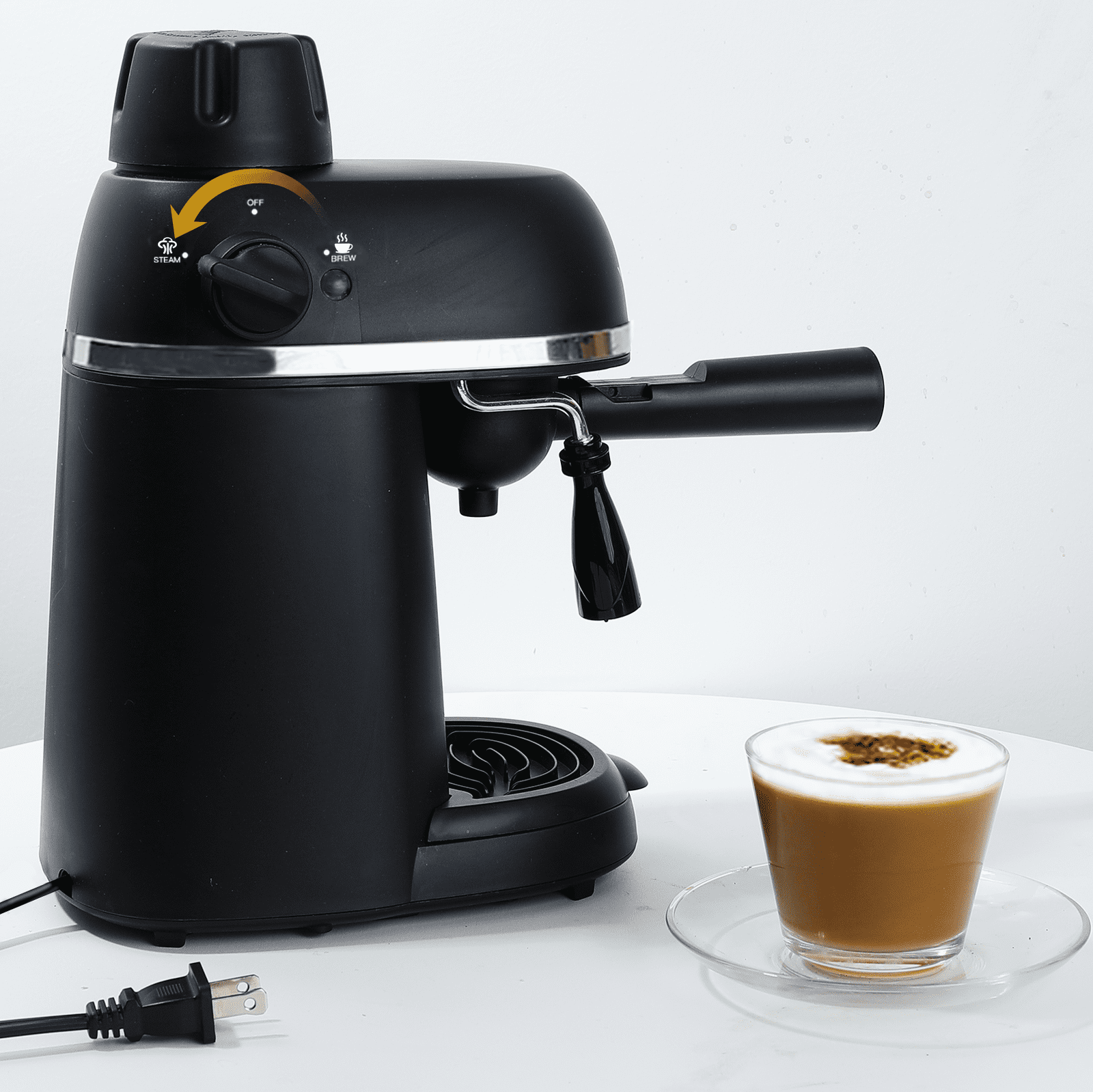 Coffee Maker Espresso Machine Sboly with Milk Frother 4 Cup Coffee Self  Cleaning - Walmart.com