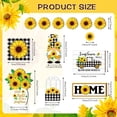 thumbnail image 3 of Tiered Tray Decor Sunflower Decor Set Sunflower Tiered Tray Decorative Wooden Summer Tiered Tray Items Kitchen Decor for Home Table Shelf Apartment Decor 2024 Graduation Gifts for Him and Her 12 Pack, 3 of 7