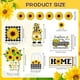 thumbnail image 2 of Precio reducido por tiempo limitado!Juego de decoración de bandeja escalonada de girasol de verano, letrero de madera, decoración rústica de mesa para el hogar de verano, 2 of 7