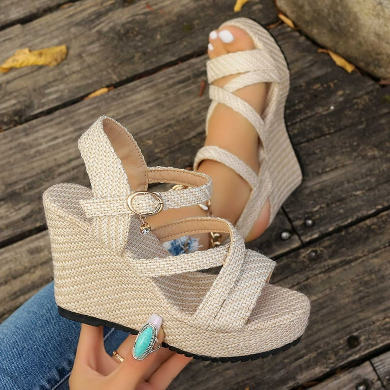 ALM. MARCH WEDGE SANDALS （Beige） MARCH WEDGE SANDALS （Beige） -ALM. official web store