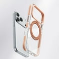 thumbnail image 2 of Designed for iPhone 15 Pro Case, Luxury Transparent Anti-Scratch Drop Protective Shockproof Anti-Fingerprint Magnetic 360 Rotating Ring Kickstand Phone Cover for iPhone 15 Pro, Gray, 2 of 10