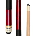 thumbnail image 1 of ASKA 48" Short Pool Cue Stick - Red, 14 oz Canadian Maple, 13mm Leather Tip, Nylon Wrap for Tight Spaces, 1 of 5