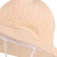 thumbnail image 3 of CHUMUD Baby Sun Hat, Toddler Gingham Print Bucket Hat with Chin Strap, Cotton Blend Breathable UPF Protection Hat for Boys Girls 6 Months-4 Years Old, 3 of 5