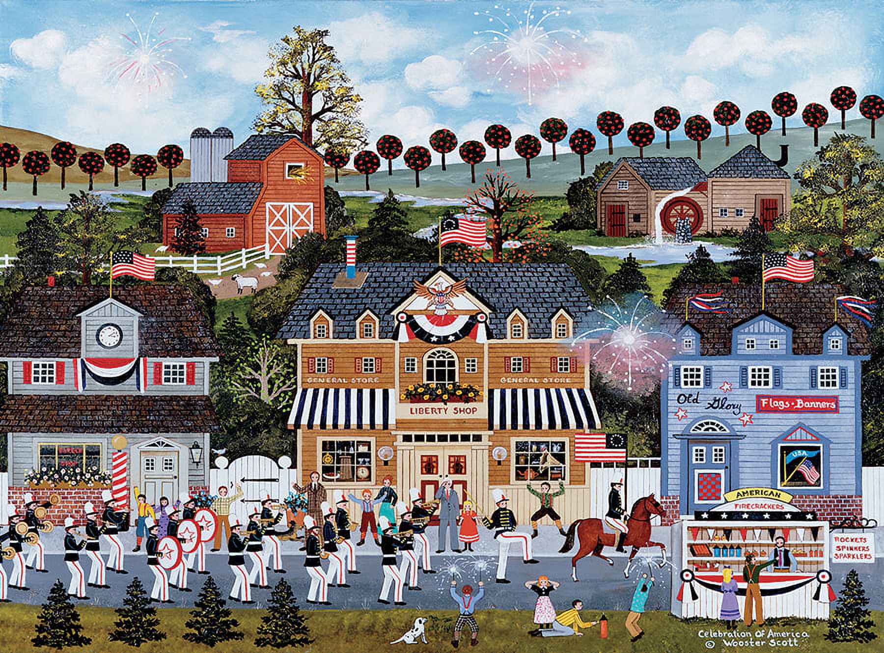 Ceaco - Jane Wooster Scott - Celebration of America - 1000 Piece