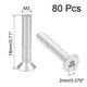 thumbnail image 2 of Tornillos de cabeza plana M3x18mm, tornillo hexagonal interno, sujetadores de acero inoxidable 304, 80 piezas, 2 of 3