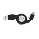 thumbnail image 1 of BRIGHTFUFU Cable de carga USB 3.1 Cable retráctil retráctil tipo C Cable de carga de alta velocidad portátil para teléfonos Android (Negro), 1 of 7
