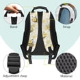 thumbnail image 4 of Pzuqiu Cute Bee School Backpack for Girls Kids Backpacks for Girls Backpack Lunch Box with Pencil Bag Water Bottle Holder, 17 Inch Travel Daypack Camping School Bag 4pcs, 4 of 7