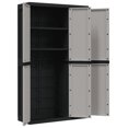 thumbnail image 5 of vidaXL Outdoor Storage Cabinet Utility Cupboard Garden Patio Furniture PP, 5 of 11