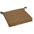thumbnail image 2 of Blazing Needles 16-inch Outdoor Cushion, Mocha, 2 of 3