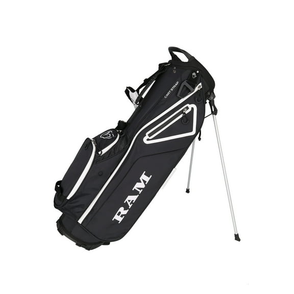 Ram Golf 7.5" Sunday Golf Carry / Stand Bag, Black