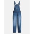 thumbnail image 4 of No Boundaries Wide Leg Baggy Overalls, Women's XXS-XXL, 4 of 4