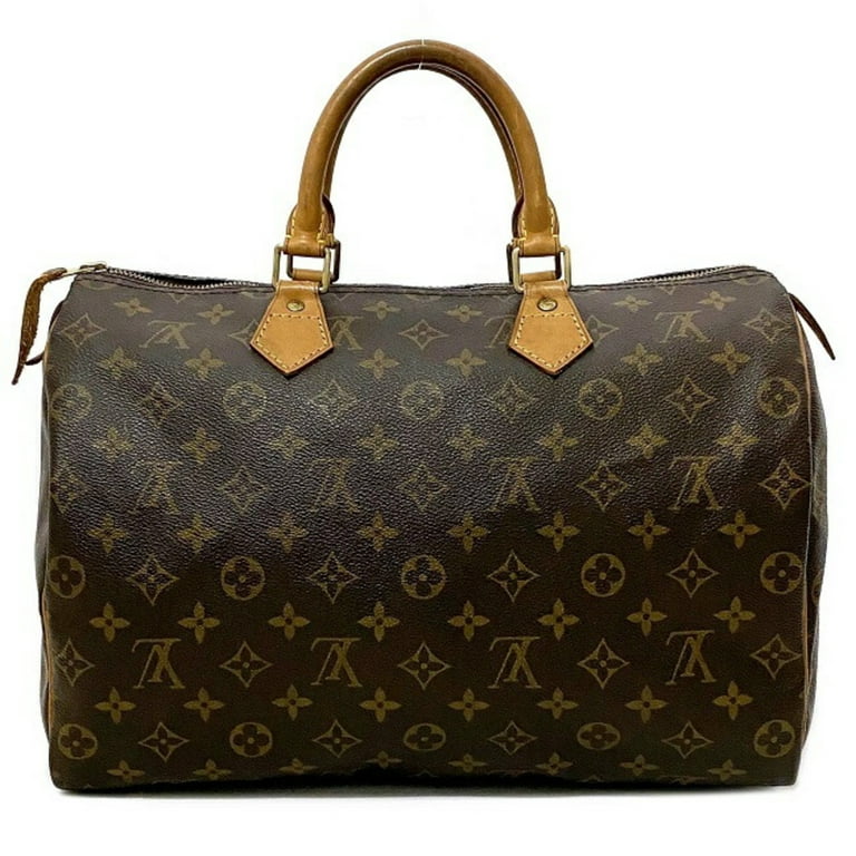 Authenticated Used Handbag Speedy 35 Brown Monogram M41524 Canvas Nume  SP1914 LOUIS VUITTON Boston Bag Ladies 