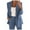 A-Blue, variant on Wijhcboe 2025 Women's Plus Size Blazer Tan Wool Trench Coat Women Elegant Sporty Summer Fitted Jacket Suit Jacket Business Oversize Elegant Spring Thin Transition Jacket Blazer Jacket Short Blazer Lo