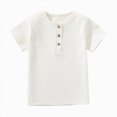 thumbnail image 5 of TOWED22 Boys Short Sleeve Tops Crew Neck Graphic T-Shirts Truck Print Cotton Tees(White,7-8 Y), 5 of 6