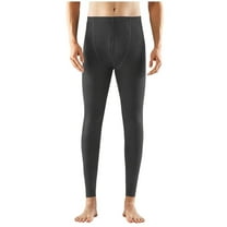 Dovford Men's Thermal Underwear Bottom Fleece Long Johns for Men Soft Warm Base Layer Thermal Pants for Cold Weather