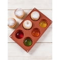 thumbnail image 3 of ROSOZ Set of 2 6-Cavity Swirl Donut Mold, Heavy Duty Silicone Pan for Cakes, Chocolate, and Baking, 3 of 7