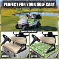 thumbnail image 4 of Whosucclay Golf Pattern Golf Cart Seat Blanket, 4 Pockets Thick 4 Front Pockets Golf Cart Seat Blanket Towel for Yamaha EZGO Club Car, 52.36" x 32.28", 4 of 7