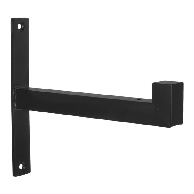 unbranded 1Jgo Soporte Ángulo Recto En Inoxidable Negro Para Estantes Flotantes Con Instalación Rápida