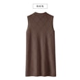 thumbnail image 4 of ZXSXSY Sleeveless Cardigans for Women Trendy Open Front Sweater Duster Long Vest, 4 of 8