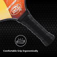 thumbnail image 3 of SAMYOMM Pickle Ball Paddle,Fiberglass,Honeycomb Core,Ribbed Non-Slip Cushion Grip,Single Racket, 3 of 9