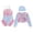F-Pink, variant on Girls Swimsuit Cut Out Bikini Sets for Girls 12-14 Drawstring Tankini for Girls 3-Piece Contrast Trim Bathing Suits for Girls