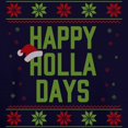 thumbnail image 3 of CafePress - Happy Holla Days - Pullover Hoodie, Classic & Comfortable Hooded Sweatshirt, 3 of 4