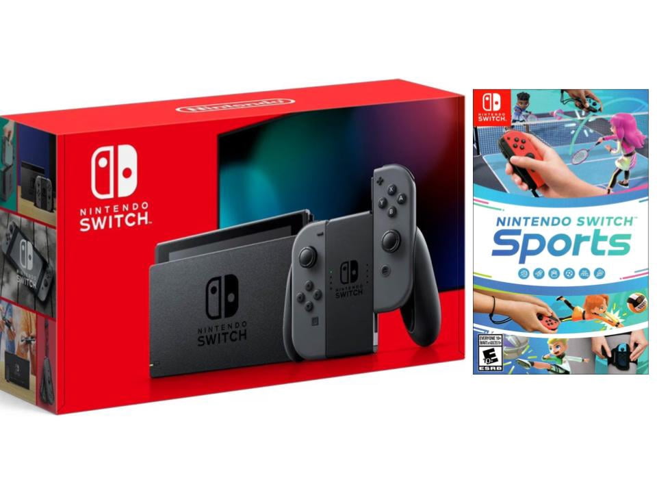 Nintendo Switch OLED White Console with Zelda Breath of the Wild