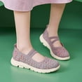 thumbnail image 3 of Women's Platform Wedge Orthopedic Walking Shoes Comfortable Fashion Knit Non Skids Slip on Nursing Loafers Ortho Sneakers, 3 of 7