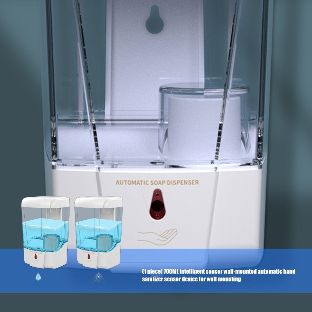 Wall Mounted Liquid Soap Dispenser 700ML Capacity Refillable None Induction Soap Dispenser Hospital Hand Washer