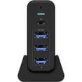 thumbnail image 2 of AirienX 75W 4-Port Wall Charging Hub, USB and Type-C Power Delivery 3.0 5V/4.8A Desktop Charger for MacBook, iPad, iPad Pro, Samsung Galaxy S9, iPhone 14 15 16 Pro Max, XS XR , and More - Black, 2 of 4