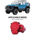thumbnail image 3 of ZheElen RCGOFOLLOW Aluminum Alloy Silent Performance Gear Box Silent Performance Rc Gear Box For 1/24 FMS FCX18 FCX24 RC Car Accessories Red, 3 of 6
