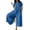 #02 Blue 【Mix, Match & Rotate: Stock Up on Daily Colors】, variant on Women's Linen Cotton Loose Soft Jumpsuit, Mid Elastic Waist Drawstring Casual Wide Leg, Solid Color Flowy Fashionable, Lounge Summer Beach Dressy Casual, Women's Trousers