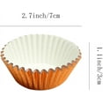thumbnail image 2 of 100Pcs Cupcake Paper Baking Cups Wrapper Liners Cake, Foil Cupcake Liners for Baking Cupcakes, 2 of 5