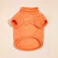 thumbnail image 6 of Soft Cotton Dog T-Shirt for Small and Medium Pets, Breathable Lightweight Pet Clothing, Comfortable Puppy Apparel, Machine Washable, Easy Fit Design ,Orange XS, 6 of 8