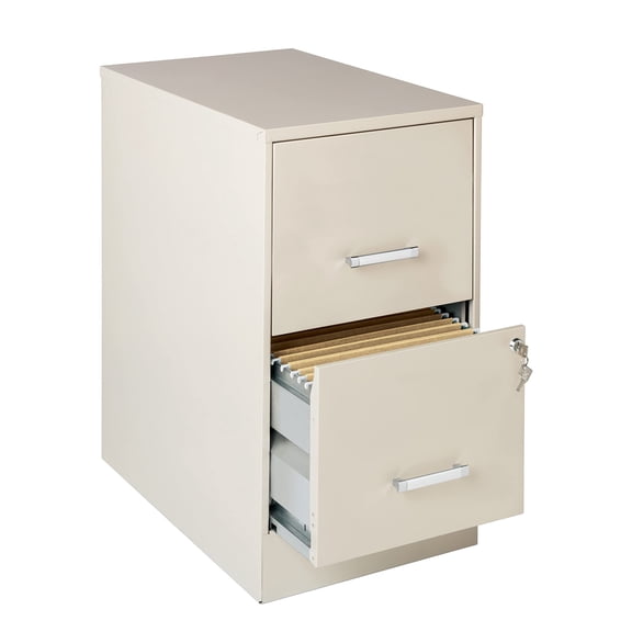 Lorell SOHO 22" 2-Drawer File Cabinet, Stone CA3
