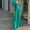 Green, variant on Women Summer Solid Color Short Sleeves Fashionable And Elegant Large Size Wide Leg Jumpsuit Long Sleeve Rompers for Women Long Pant Harem Jumpsuit for Women Fitted Jumpsuits for Women Overalls for