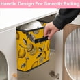 thumbnail image 5 of RATGDN Collapsible Fabric Cube Storage Bin with Double Handles for Living Room Bedroom Office Black - Lemon Juice Fruit, 5 of 7