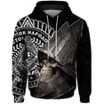 thumbnail image 3 of Sudadera con capucha para hombre de otoño, sudadera con capucha con estampado templario y espartano, sudaderas para hombre, sudaderas con capucha, sudadera con capucha holgada de moda, ropa para hombr, 3 of 5