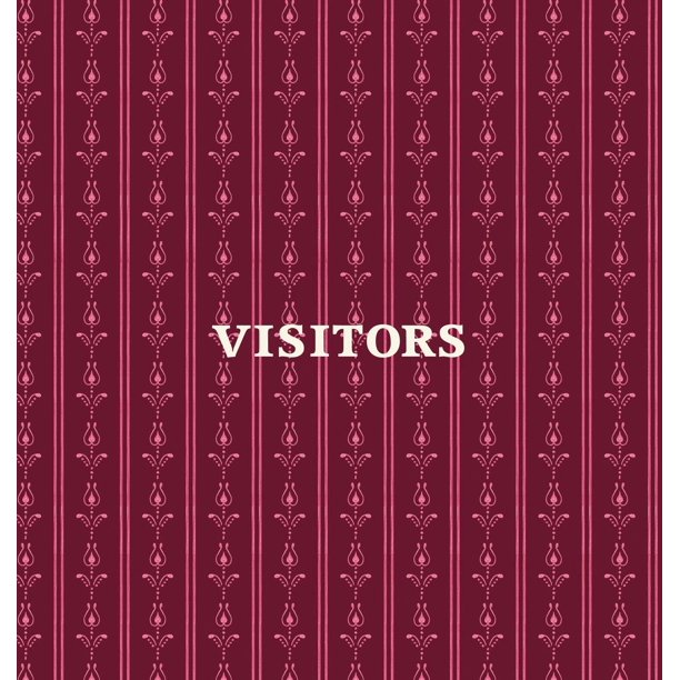 Visitors Book, Guest Book, Visitor Record Book, Guest Sign in Book