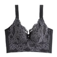 thumbnail image 1 of Sujetador de pecho grande para mujer, ropa interior, con hebilla de siete filas, fino, de verano, talla grande, antiflacidez, ajustable, 1 of 1