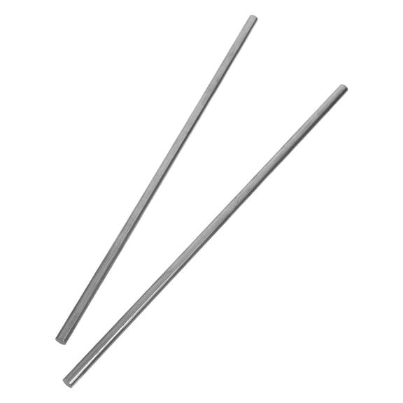 Tineasur Durable Iron Rods Silver for Home Thermal Demonstration 2Pcs