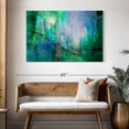 thumbnail image 3 of Elephant Stock Transparency Wall Art - Horizontal Canvas Wall Art - Living Room Wall Decor - Abstract Canvas - Purple And Green Decor By Annette Schmucker - 48" x 32", 3 of 8
