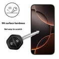 thumbnail image 4 of ITIETIE For iPhone 17 2PCS Tempered Glass 2.5mm High Aluminum Screen Protector Silk Printing Film, 4 of 5