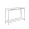 thumbnail image 5 of 48" Indoor Coastal Wood Sofa Table - Solid White, 5 of 11