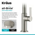 thumbnail image 4 of Oletto High-Arc Single Handle Pull-Down Kitchen Faucet in Spot Free Stainless Steel, 4 of 7