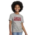 thumbnail image 3 of Off Duty Mermaid Funny Beach Swim Girls Kids T Shirt Tees Teen Brisco Brands M, 3 of 5