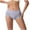 Blue, variant on UAMVSH Womens Shapewear Underwear Seamless Shaping Mid Waisted Panties Slimming Full Coverage Lace Panty