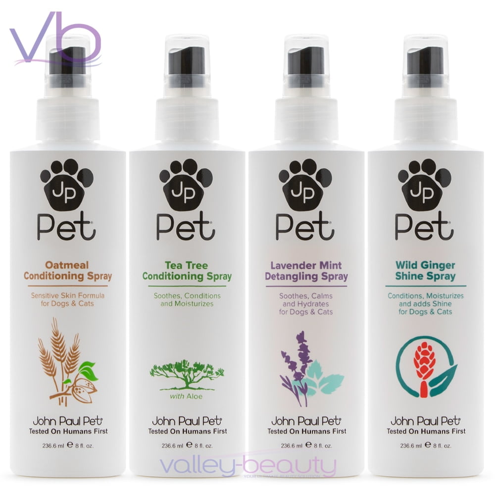 John Paul Pet Leavein Spray Collection, 4x 8 fl.oz.