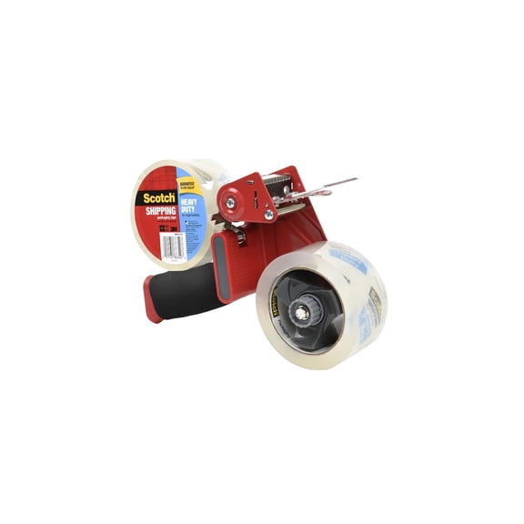 Scotch Heavy Duty Packaging Tape with Disp, Clear, 1.88 in x 54.6 yd, 2 Rolls